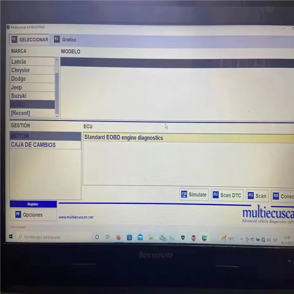 Logiciel de réparation automobile Multiecuscan 5.2 + Multiecuscan V5.2 pour une variété de modèles de voitures européennes logiciel de scanner obd2