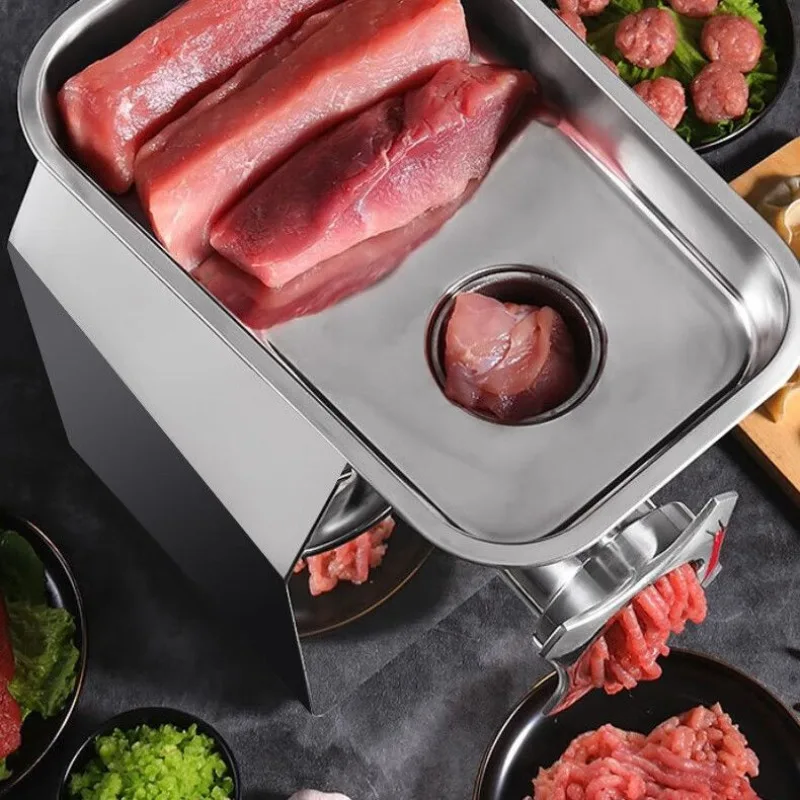 

electric enema machine, meat grinder small commercial, multifunctional slicing, shredding, foaming and grating meat filling