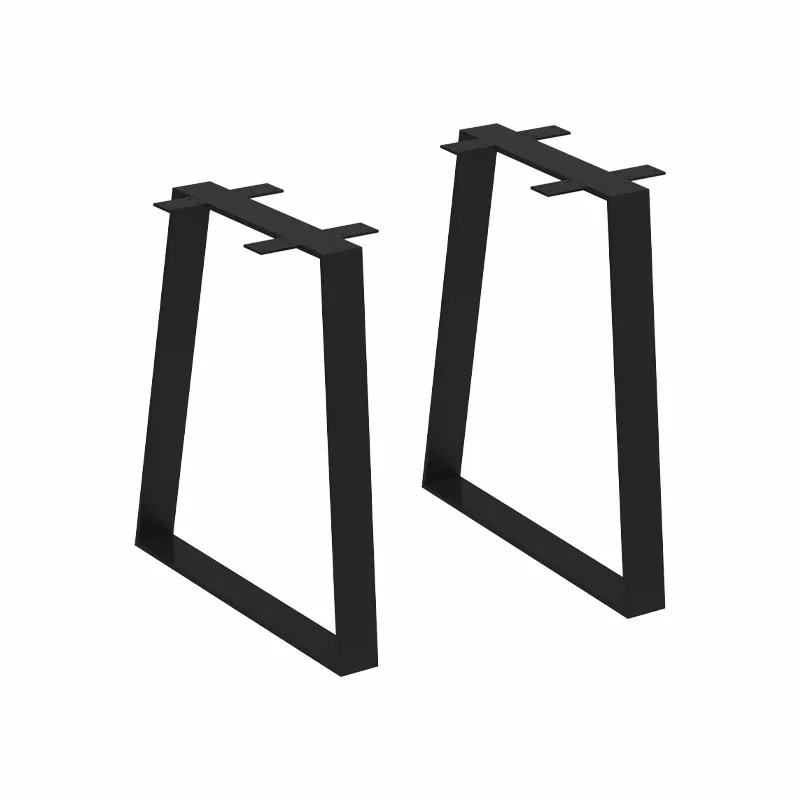 Customized trapezoidal table legs bracket, desk rack, wrought iron dining table feet, coffee table legs, unilateral bar legs,