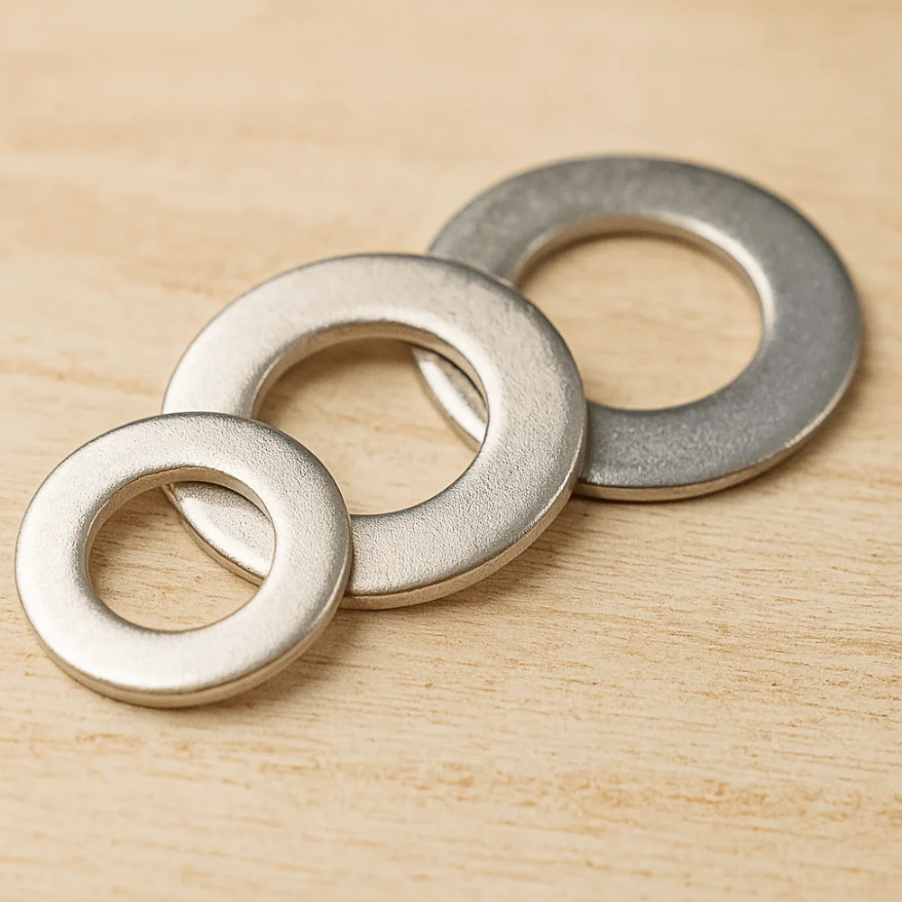 

304 Stainless Steel Stainless Steel Flat Washers 580pcs Set Aluminum Material Flat Washer Set 9 Size Assortment