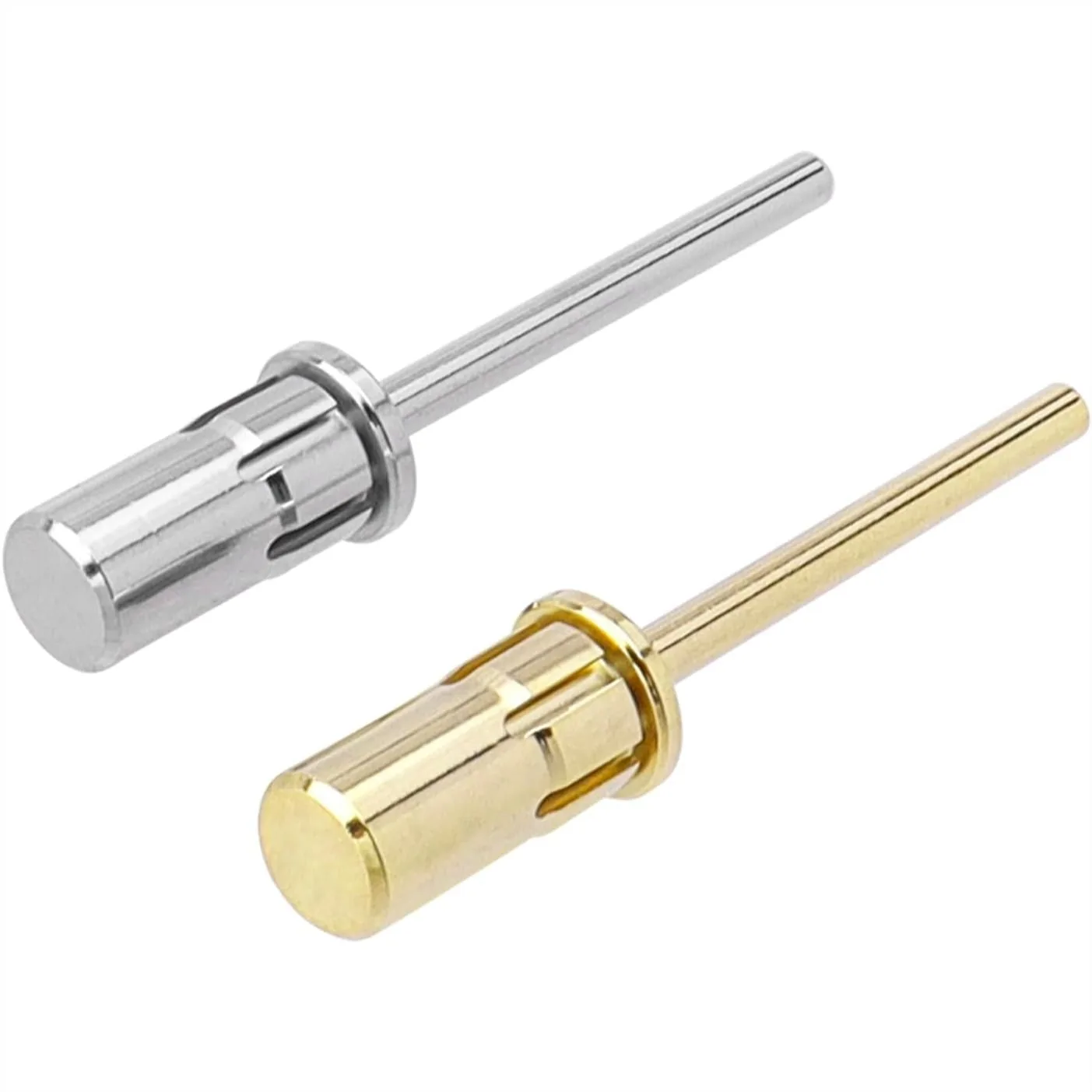 

2Pcs Nail Art Easy-Off Mandrel Bit 3/32" Shanks, Fast Remove Acrylic or Hard Gel for Manicure Tool Accessory Sanding Band