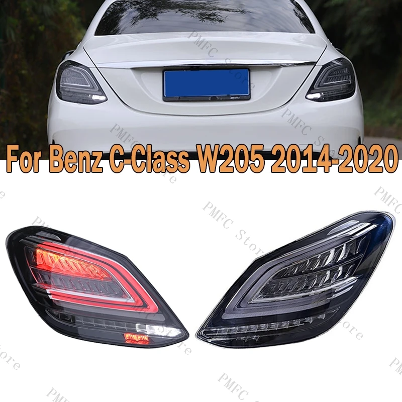 

LED Taillight Assembly Rear Brake Reverse Light Turn Signal Light Car Tail Lamp For Benz C-Class W205 C180 C200 C260 2014-2020