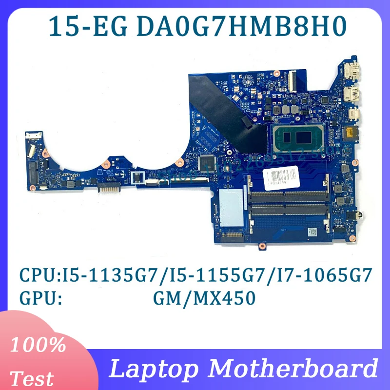 

M74948-001 DA0G7HMB8H0 для HP 15-EG Материнская плата ноутбука с M74948-601/I5-1135G7/I7-1165G 7 CPU GM/MX450 100% протестирована ОК