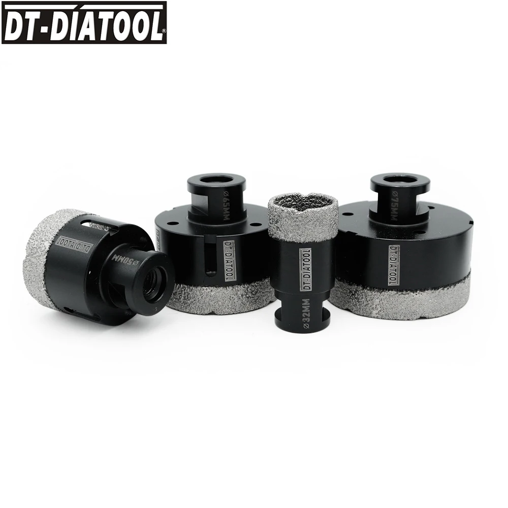 DT-DIATOOL الماس لقمة ثقب هول المنشار الحفر الأساسية بت للبلاط السيراميك بلاط البورسلين التيجان M14 الماس الأساسية بت