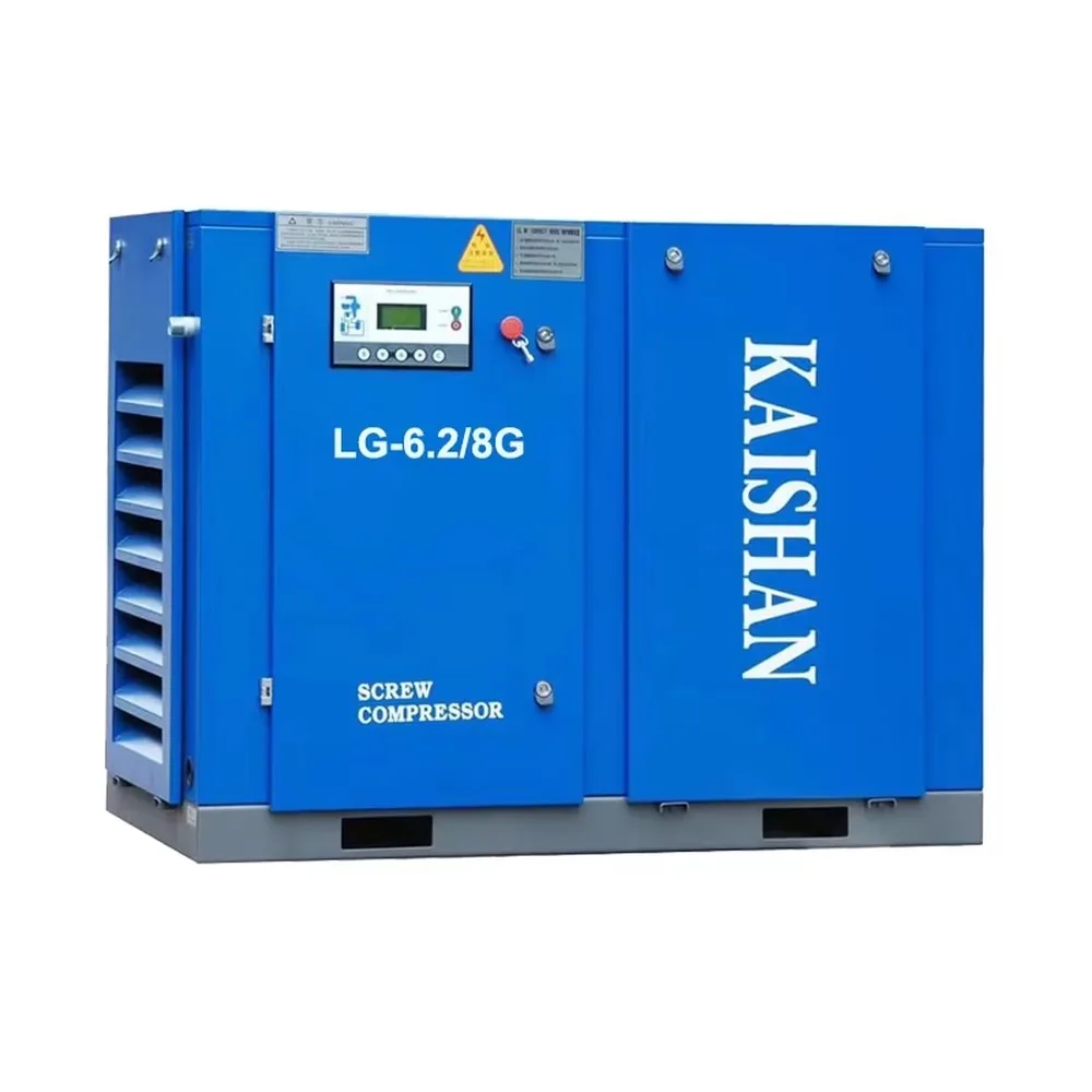 Industrial 8 Bar AC Air Compressor 6.2-8G  Use High Efficiency Durable Energy Saving OEM Manufacturer