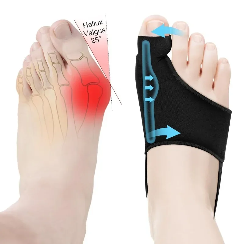 Bunion Corrector Bunion Pads Comfortable Big Toe Straightener Bunion Splint Spread and Stretch for Hallux Valgus Bunion Support