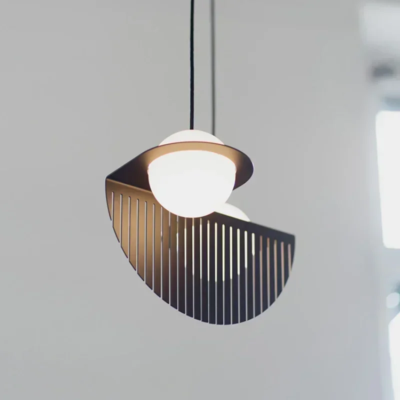 

Simple Modern Creative Model Room Bedroom Chandelier Nordic Minimalist Milk Tea Shop Clothing Store Shaped Decorative Lights