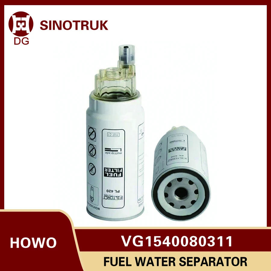 

Детали дизельного двигателя, сепаратор топливной воды VG1540080311 для Sinotruck Howo Sinotruk, запасные части