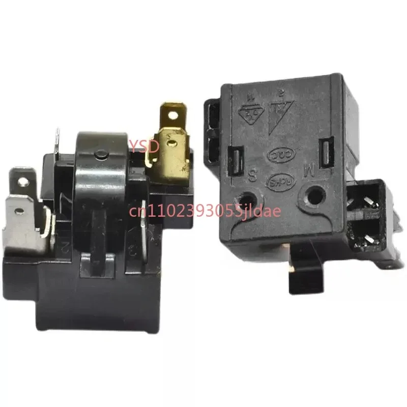 Relé de Arranque PTC de 6 Pines QP2-15K para Compresor de Refrigeración, para Refrigerador, Congelador y Enfriador