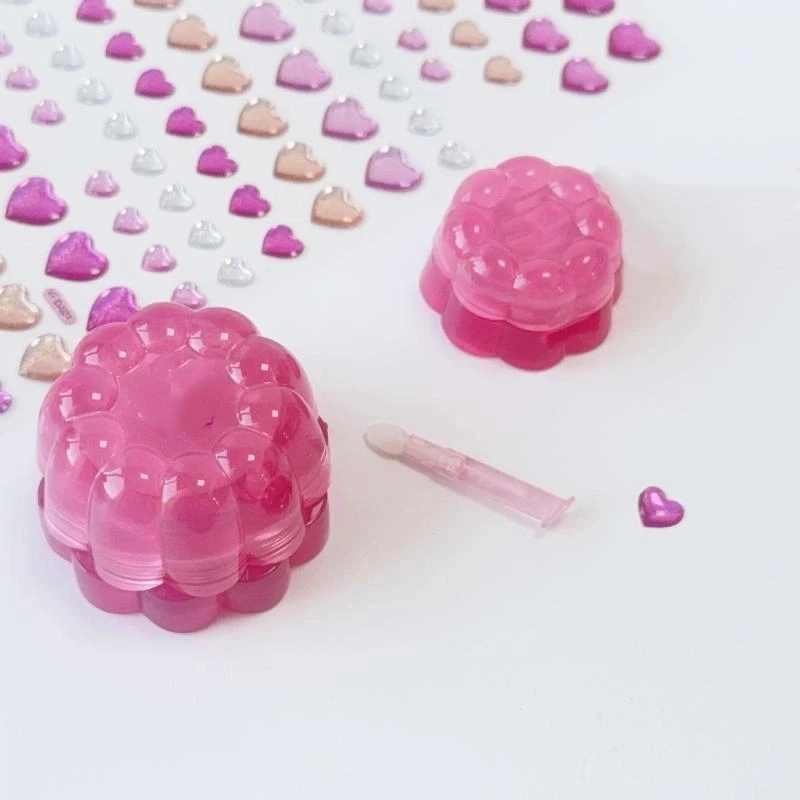 Boîte de crème pour le visage 4g, boîte de baume à lèvres avec cuillère en Silicone, bouteilles rechargeables, Mini pot vide cosmétique, Pots de maquillage, conteneur de soins de la peau