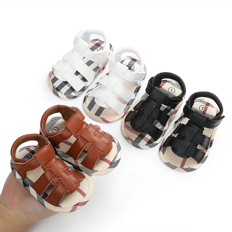 Soft Sole Summer Baby Sandals Girls 2020 Leather Baby Shoes Boys Non-slip Breathable Newborn Sandals Toddler Footwear Crib Shoe