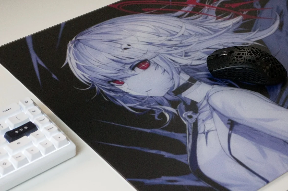 REJECT x Arbiter Studio ORBIT GLASS Mouse Pad Dtto Limited Edition REAPER Duplicate Edition Glass Gaming Desk Mat Glass Pad Gift