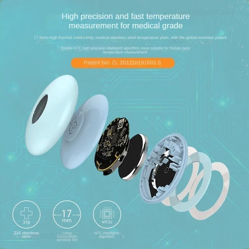 Xiaomi Miaomiaoce Intelligent Thermometer High-precision Constant Monitor Baby High-Temperature Alarm Portable mini Rechargeable