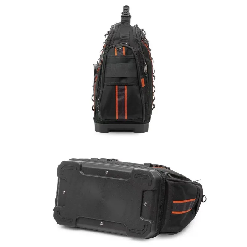 Heavy Duty Tool Backpack, Waterproof Electrician Tool Bag, Large Capacity Utility Pack with Adjustable Shoulder Straps