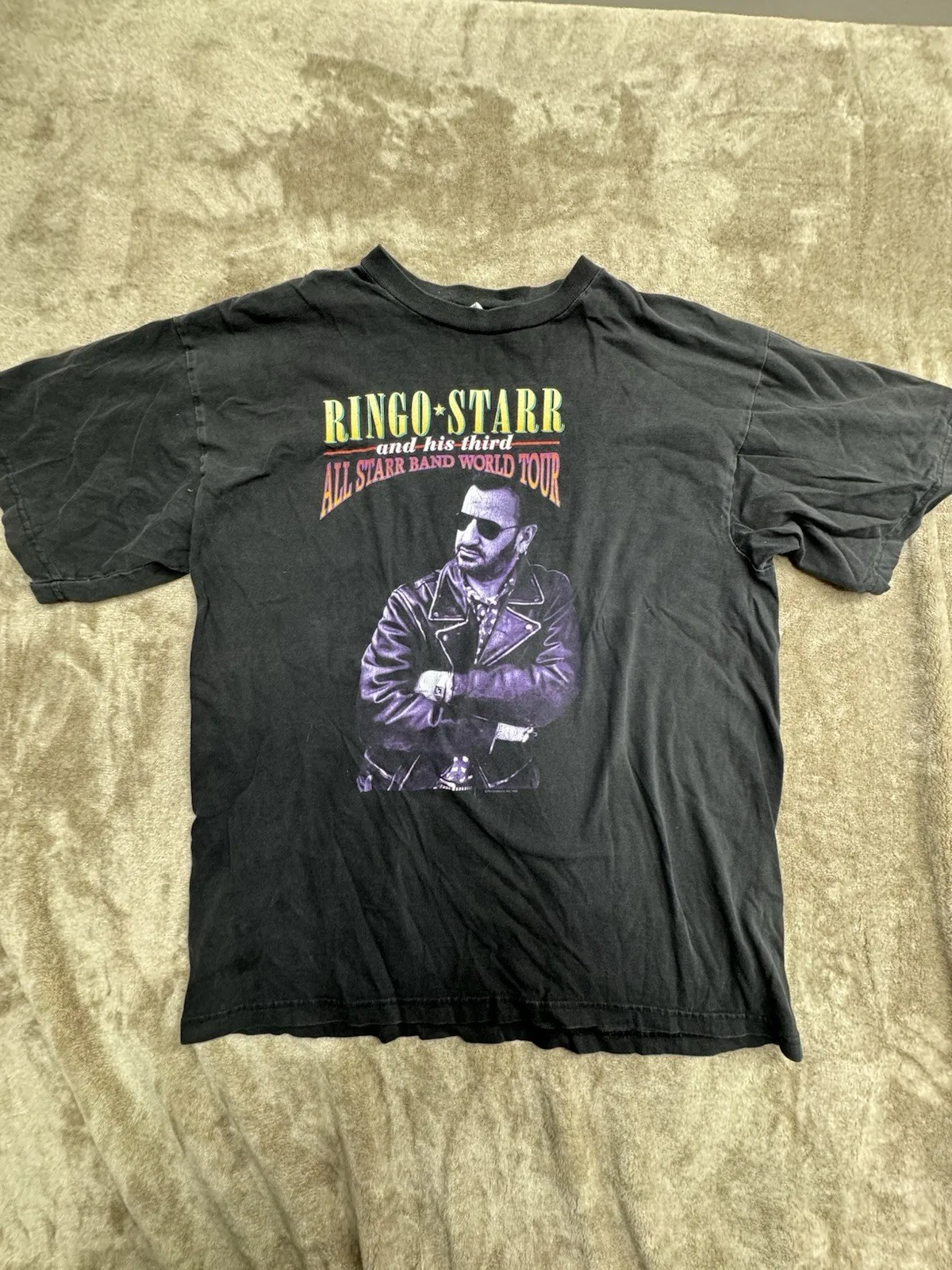 Vintage 1995 Ringo Starr And His All Starr Band T Shirt Mens Size XL