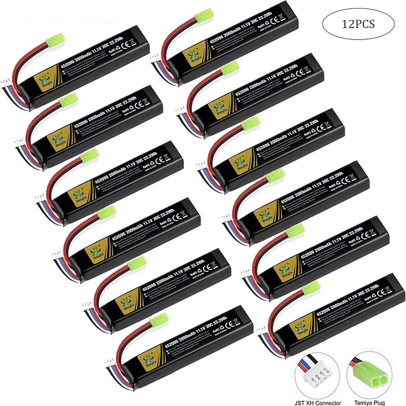 12X 11.1V 2000Mah 3…