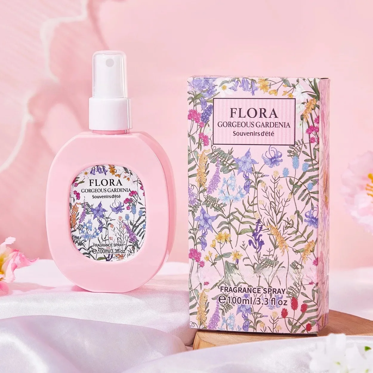 

100ml,Alcohol-Free Perfume Hair & Body Spray with Long-Lasting Scent, Floral Scent, Fresh and Natural, Women's Perfume