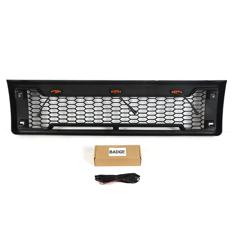

Auto Parts Other Exterior Accessories Front Grill Car Grille With LED Radiator Grid Parrilla Fit For 1987-1991 F150