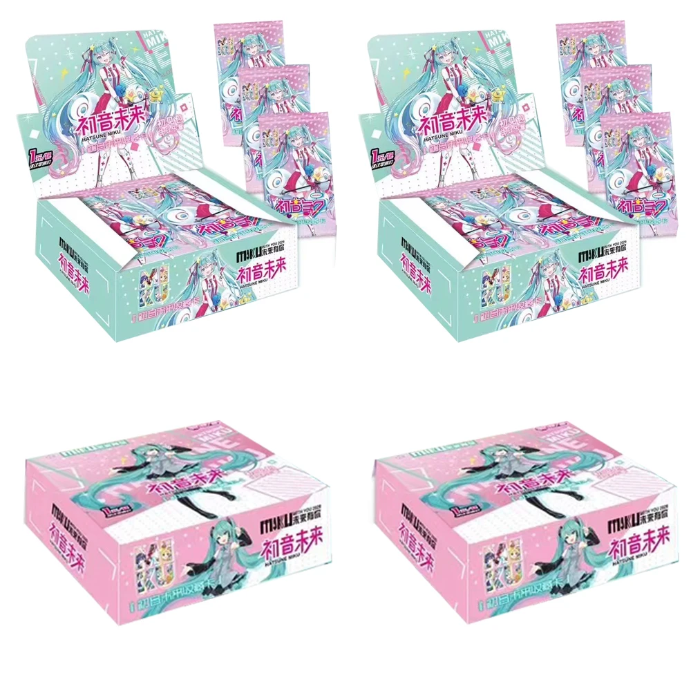 New Hatsune Miku Collection Card Japanese Anime Gorgeous Dazzling Cool  Options Cards Children Toys Birthday Christmas Gift