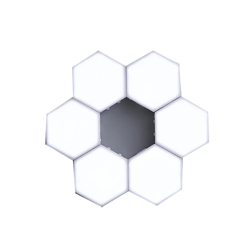 RGB Chargeable DIY Honeycomb Touch led night light Quantum light Hexagon Wall Modular Touch Panel Lights