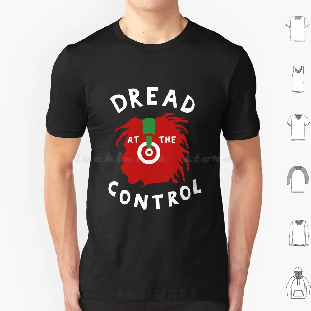 Dread At The Control ( Black ) Reggae Music T Shirt 6xl Cotton Cool Tee Dread At The Control Reggae Music Ska Punk Rasta