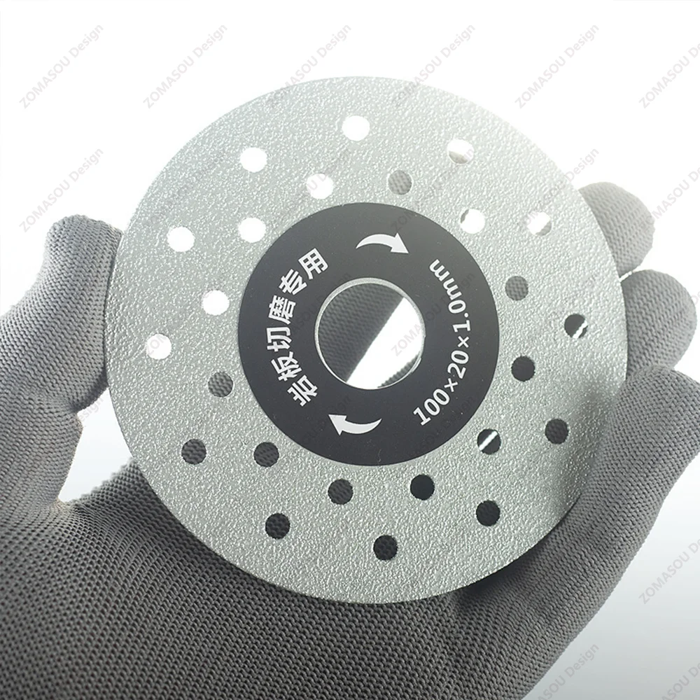 1-20Pc 4 pollici Disco da taglio per piastrelle Lama per sega per marmo diamantata super sottile per porcellana Ceramica Vetro Granito Giada Disco per mola