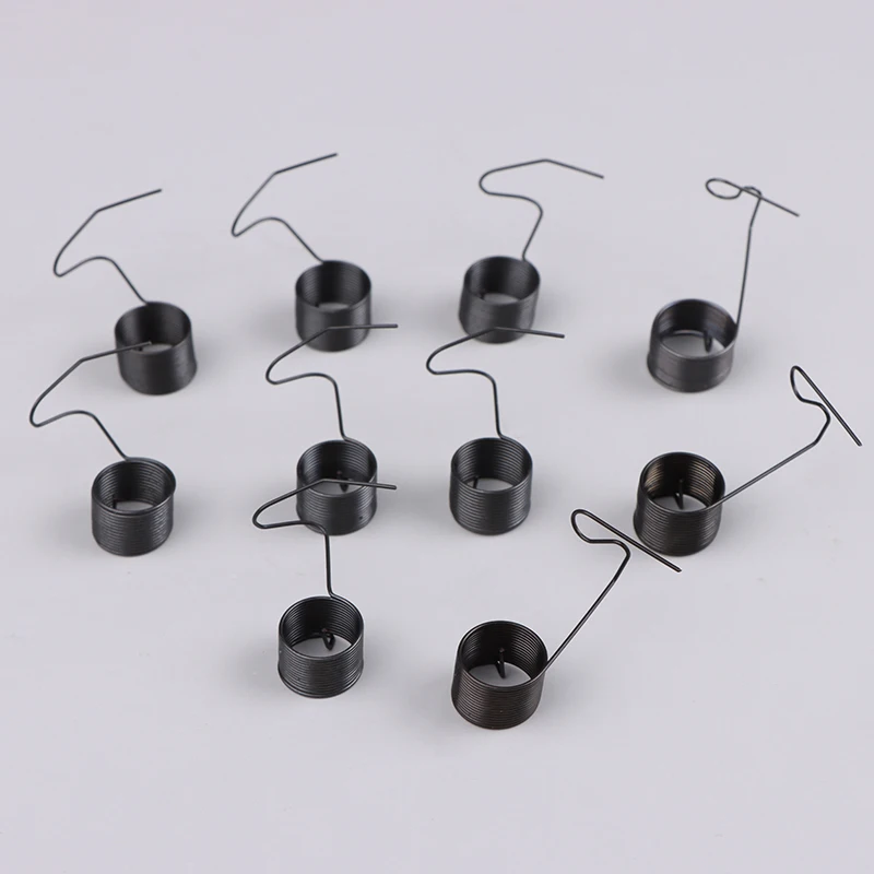 (.) 10Pcs Metal Thread Tension Clamp Springs Industrial Sewing Machines Single Needle Lockstitch Thread Loop Sewing Accessories
