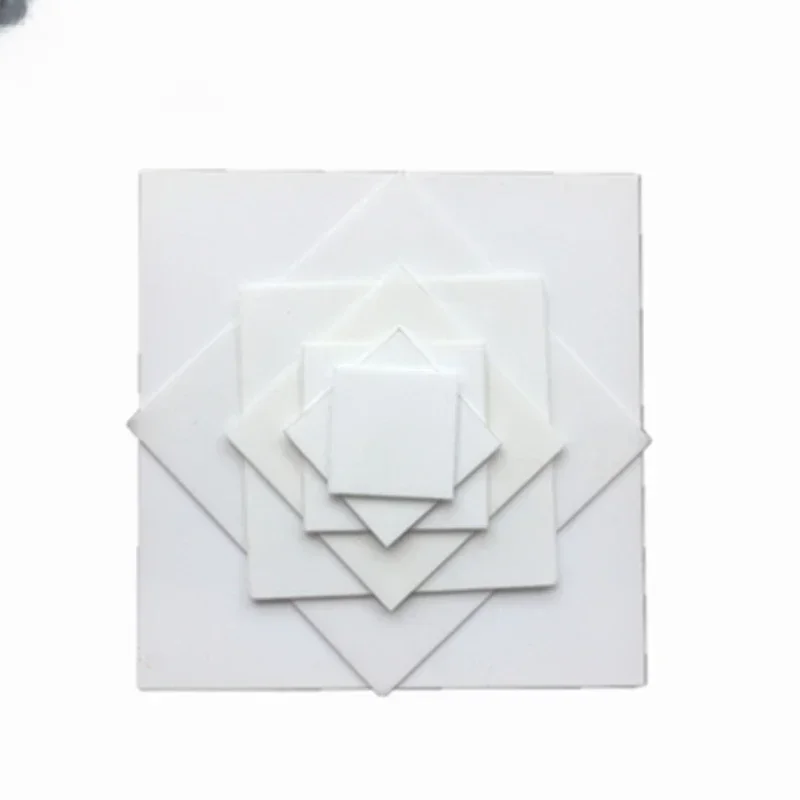 

Al2O3 Electrical Insulation Thin Sheet Customize 96% Aluminum Oxide Ceramic Substrate Plate Heat Sink Alumina Plate