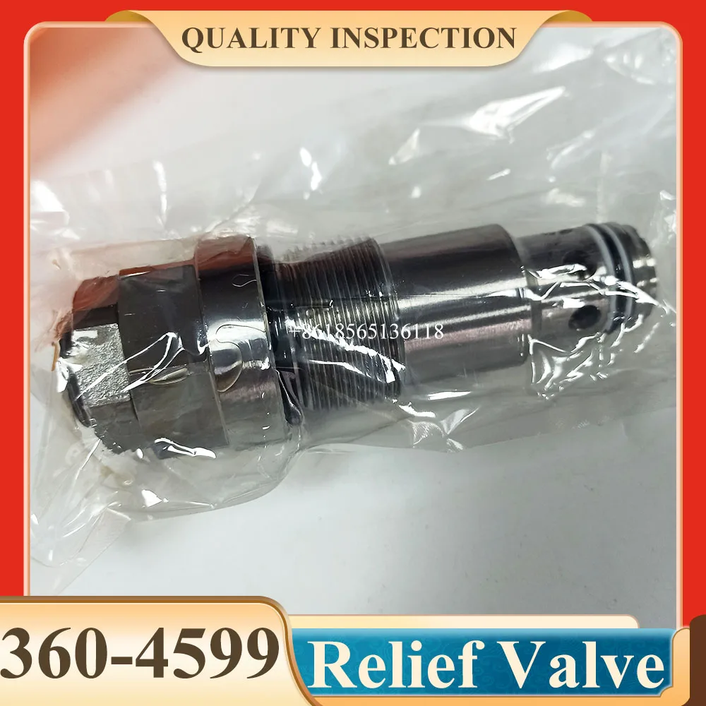 360-4599 3604599 Excavator Main Relief Valve for 320C E320 E330C Travel Motor Relief Valve