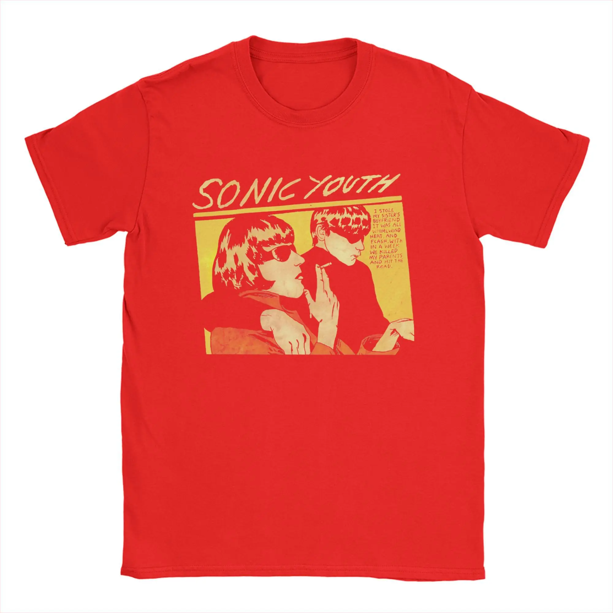 الرجال النساء سونيك الشباب روك باند تي شيرت ملابس علوية من القطن الجدة قصيرة الأكمام س الرقبة تي شيرت حجم كبير تي شيرت #3