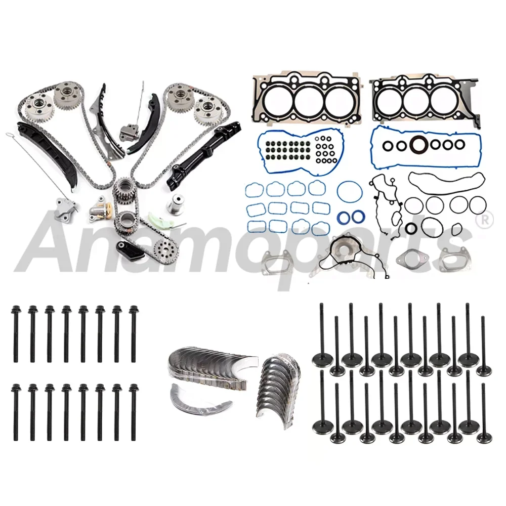 رئيس طوقا الترباس مجموعة توقيت سلسلة VVT عدة ل 3.6L 2011-2015 دودج كرايسلر رام المنتقم روتان جيب 3.6 L V6 DOHC 6509253AA