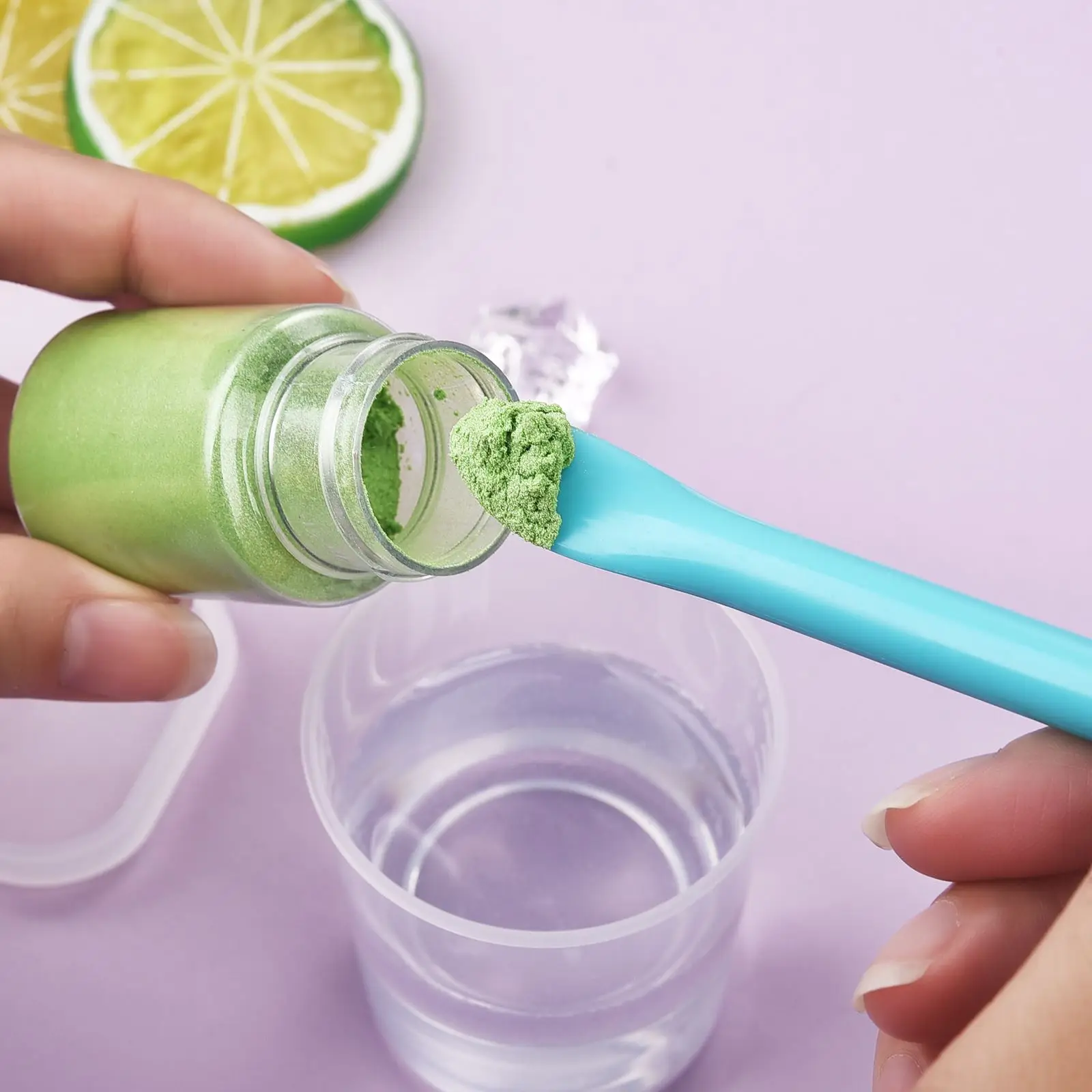 Multifunction Stirring Brush Soft Silicone Brush Powder Spoon Epoxy Resin Tools For DIY Resin Mold Easy To Clean Glue DIY Crafts