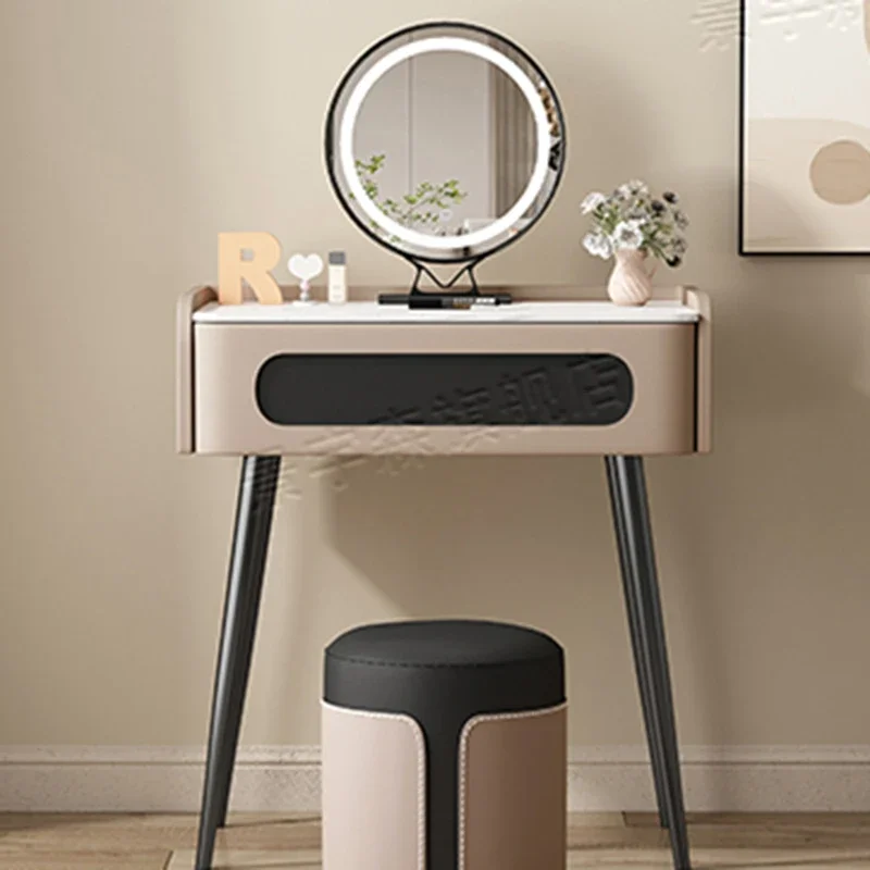

Furniture Makeup Desk Bedside Table Dresser Wooden Storage Cabinet Comfortable Girls Nordic Vanity Tocador Bedrooms Furniture