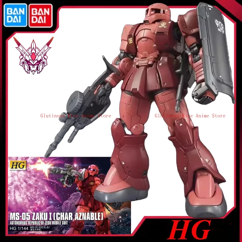 

Dedicated Machine Assembly Model Kit for Kids Action Figurines Butter Robot Old Red Zaku Char Aznable Gift HG 1/144 GTO 015MS-05
