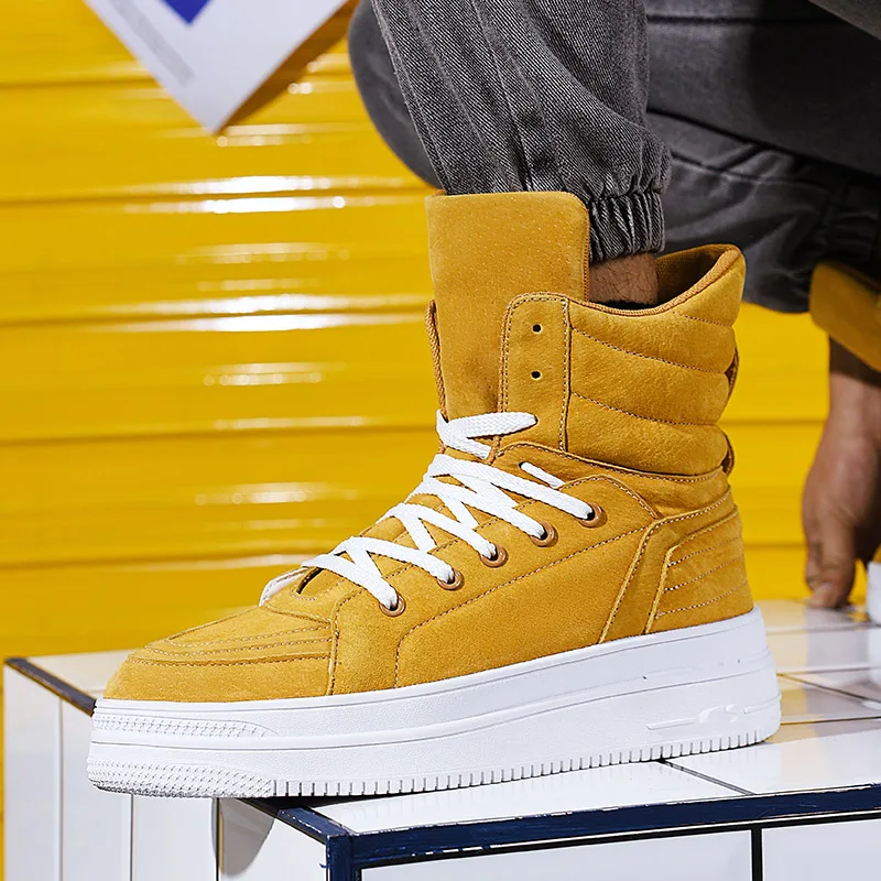 

2025 новые удобные повседневные белые низкие кроссовки без крючков пшеничного цвета 35-45Высококачественные кроссовки в парном стиле