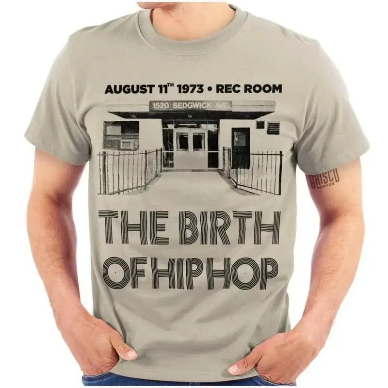 Vintage The Birth of Hip Hop Sedgwick Rec Womens or Mens Crewneck T Shirt Tee