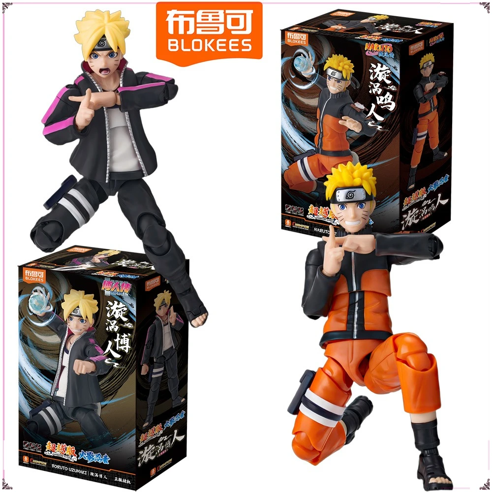 

Official Blokees Naruto Action Figures Creative Anime Peripheral Accessory Unique Design Model Toys Kids Hobbies Gifts in Stock
