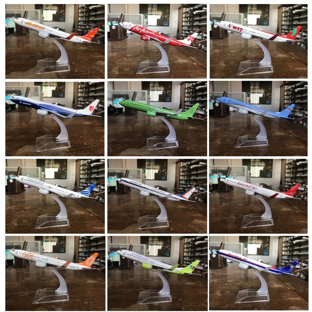 

15.6cm Brazil Air GOL Airlines 1/246 Scale 10 Styles Plane Aircraft Diecast Alloy Boeing B737 Airways Airplane Model