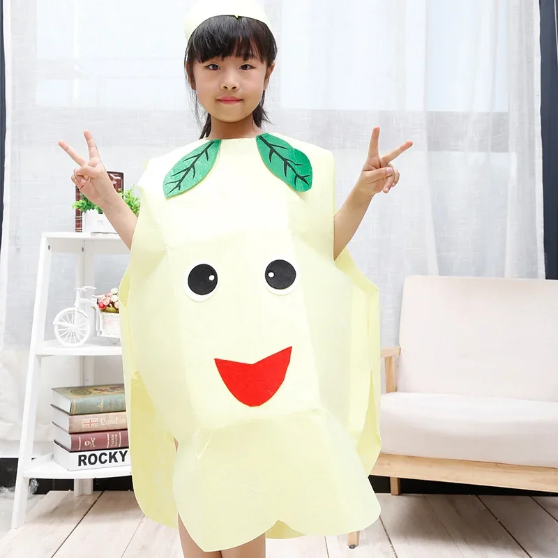 June 1 Children's Day Fruit And Vegetable Costume Pineapple Grape Apple Strawberry Corn Family Dance Performance Costume view 6