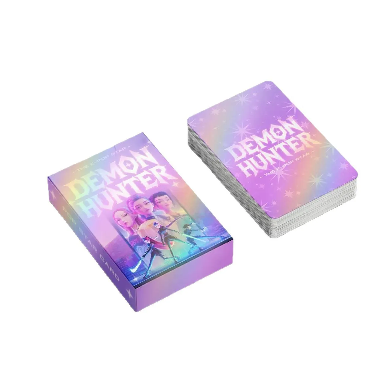 

KPop Demon Hunters 55 pcs collectible card cool girls boys LOMO laser cards fashion photo card Anime merchandise kids toys gifts