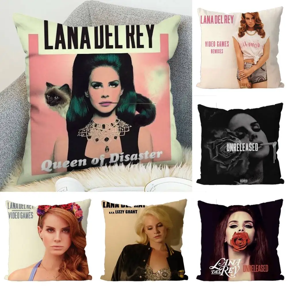 

Lana Del Rey Pillow Case Luxury Double-sided For Car Pillows 45x45 Cushions Cover Home And Decoration Sofa Pillowcase 50x50