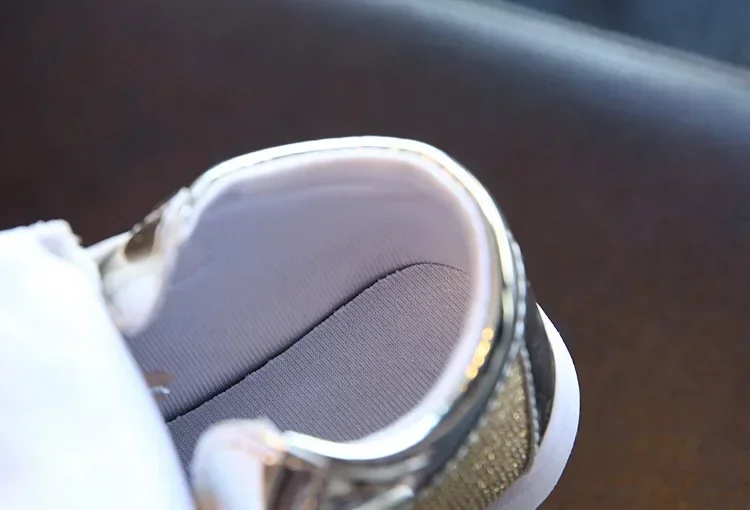 أحذية الأميرة للفتيات لربيع وخريف 2022، أحجار الراين، أحذية مشرقة قابلة للتنفس، أحذية أطفال، أحذية رياضية، أحذية كاجوال #5