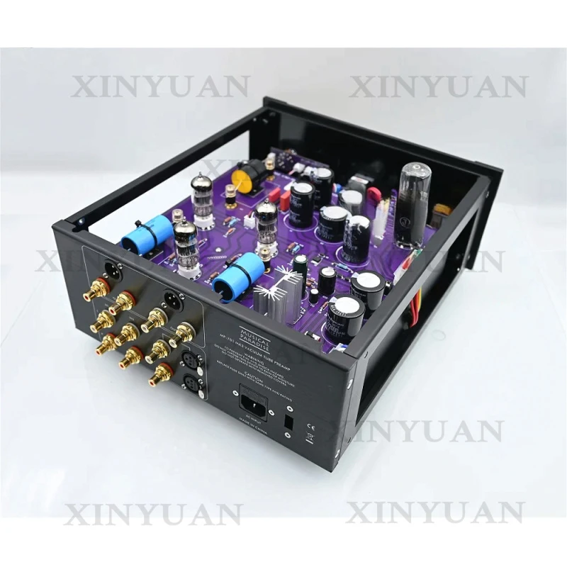 Tube Preamp, Audiophile Grade HiFi Vacuum Tube Preamplifier High-Fidelity MP-701 MK3
