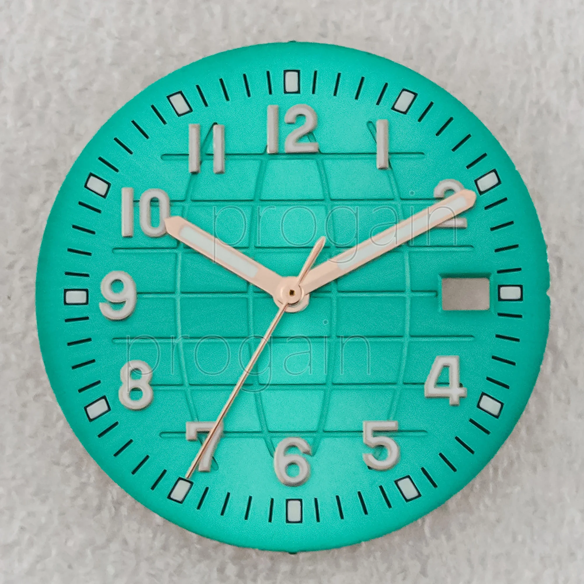 

32mm Faces For AQUANAUT Nautilus Dial Hands Green Luminous Fits NH35 Movement Accessories Repacements Mod Parts