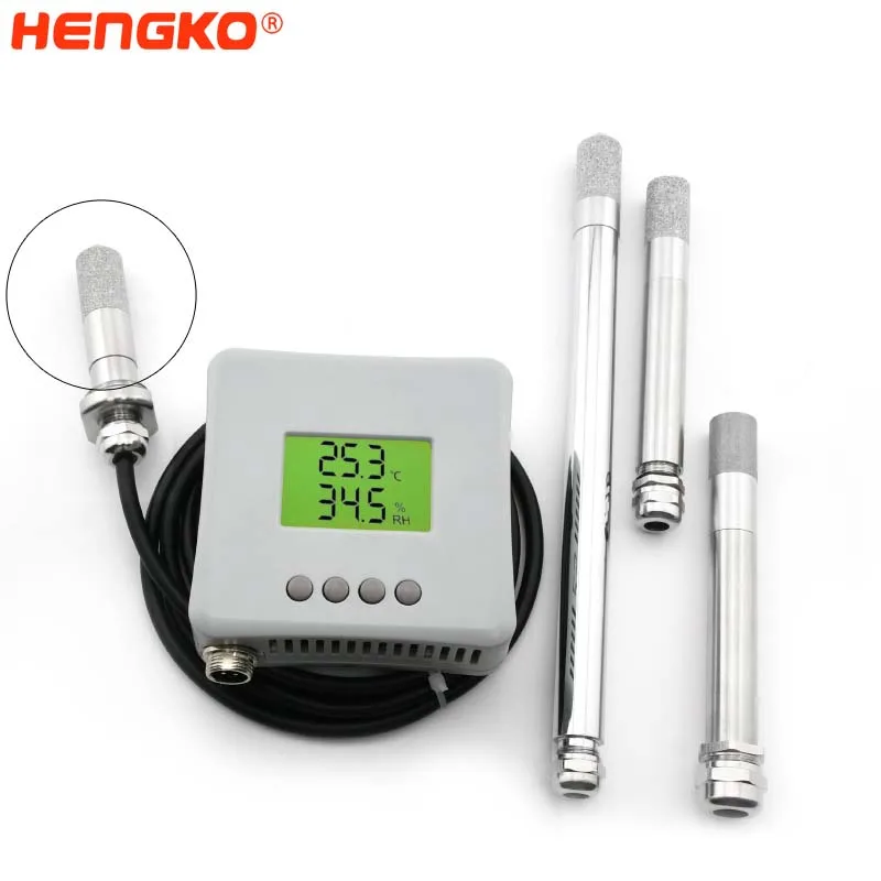 

High Accuracy Ht-802P Humidity And Temperature Transmitter With Displayer For Waterproof Relative Humidity And Temperature Probe