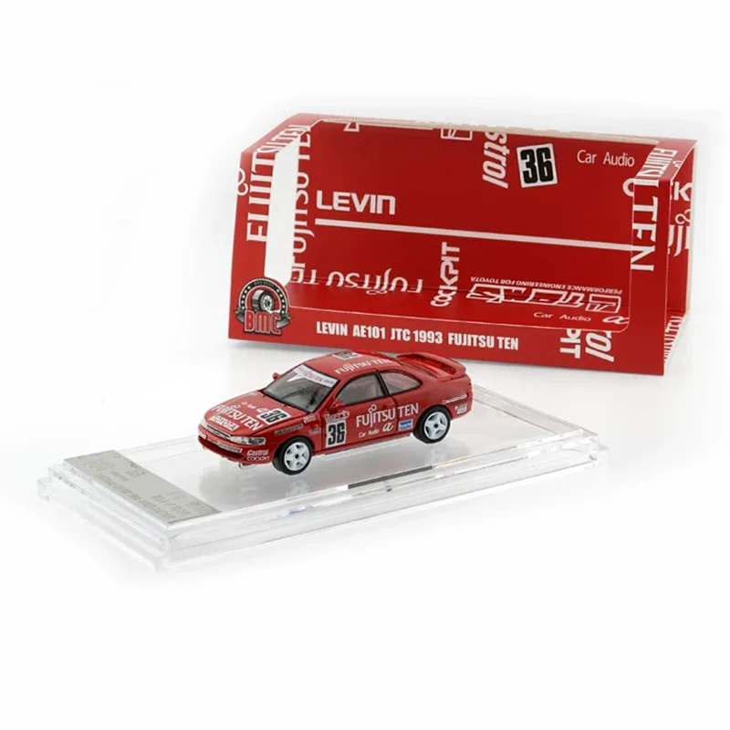 bmc-1-64スケール-レビン-ae101-1993-レーシング合金車モデル-スタティックコレクション-記念品ギフト