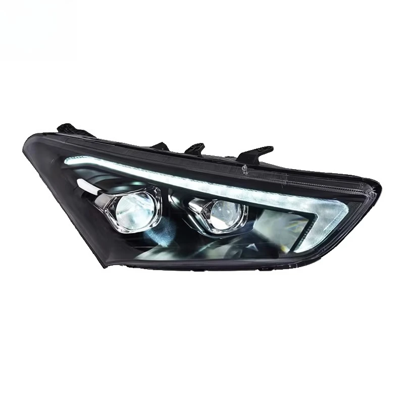2 Pieces LED Headlights for  MISTRA 2017-2019 Auto Parts Front Lamp Upgrade DRL 6000k Color Temperature New Condition