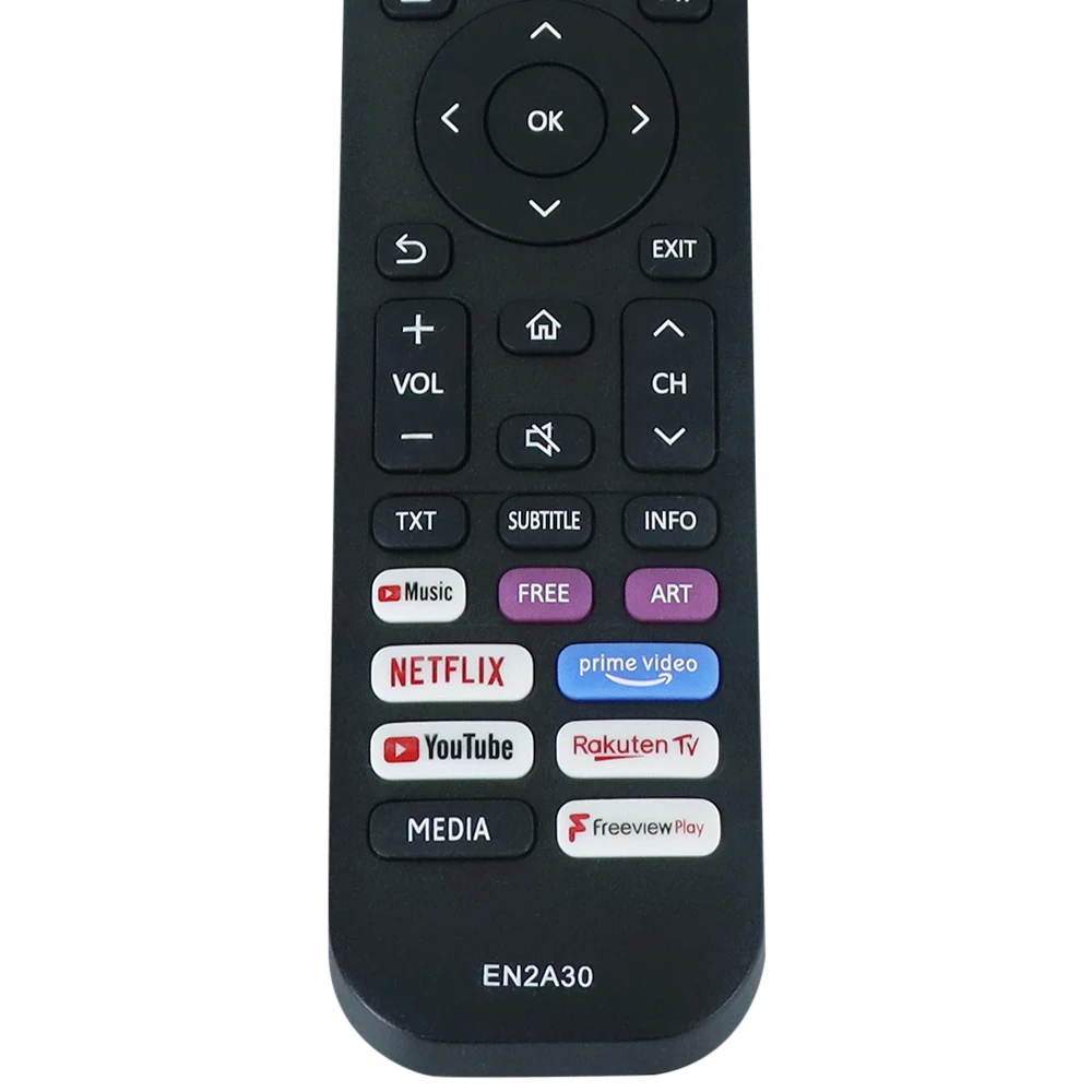 EN2A30 Replaced Remote Control for Hisense Smart 4K UHD TV EN2N30H EN2Q30H EN2B30H EN2G30H 55A7300F 55A7500F EN2P30H EN2K30P
