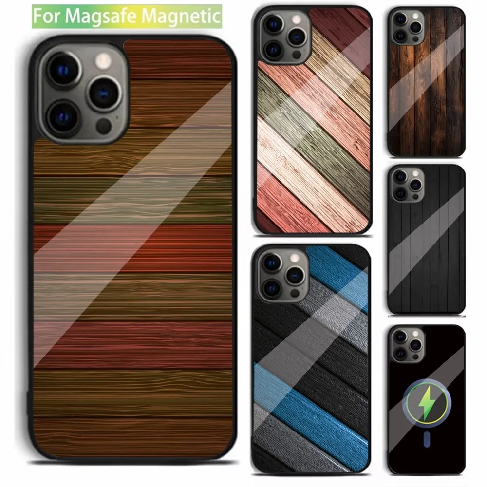 

Wooden Plank Pattern Phone Case For iPhone 16,15,14,13,12,11,Plus,Pro,Max,Mini Magsafe Magnetic Wireless Charging