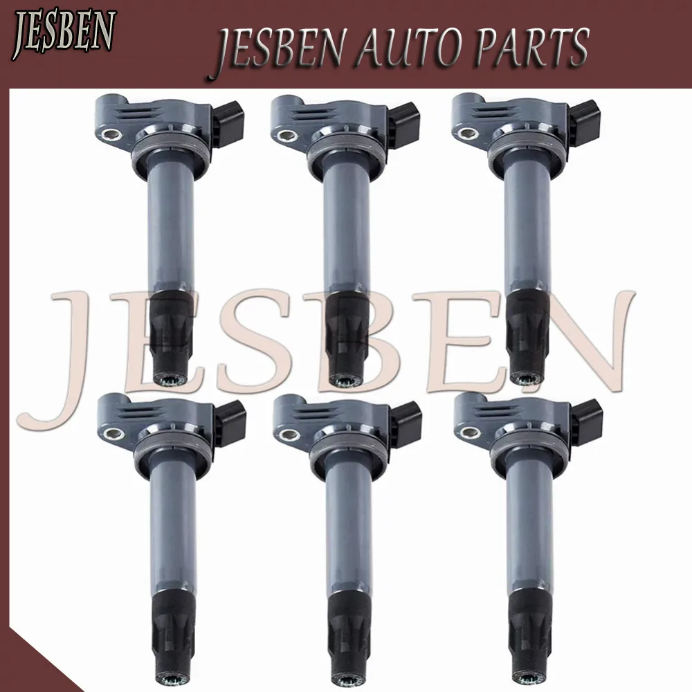 

6X 90080-19025 90919-02246 Ignition Coil for Toyota Camry Highlander Sienna Solara Lexus ES330 RX330 RX400H 3.3L 3MZFE 2003-2008